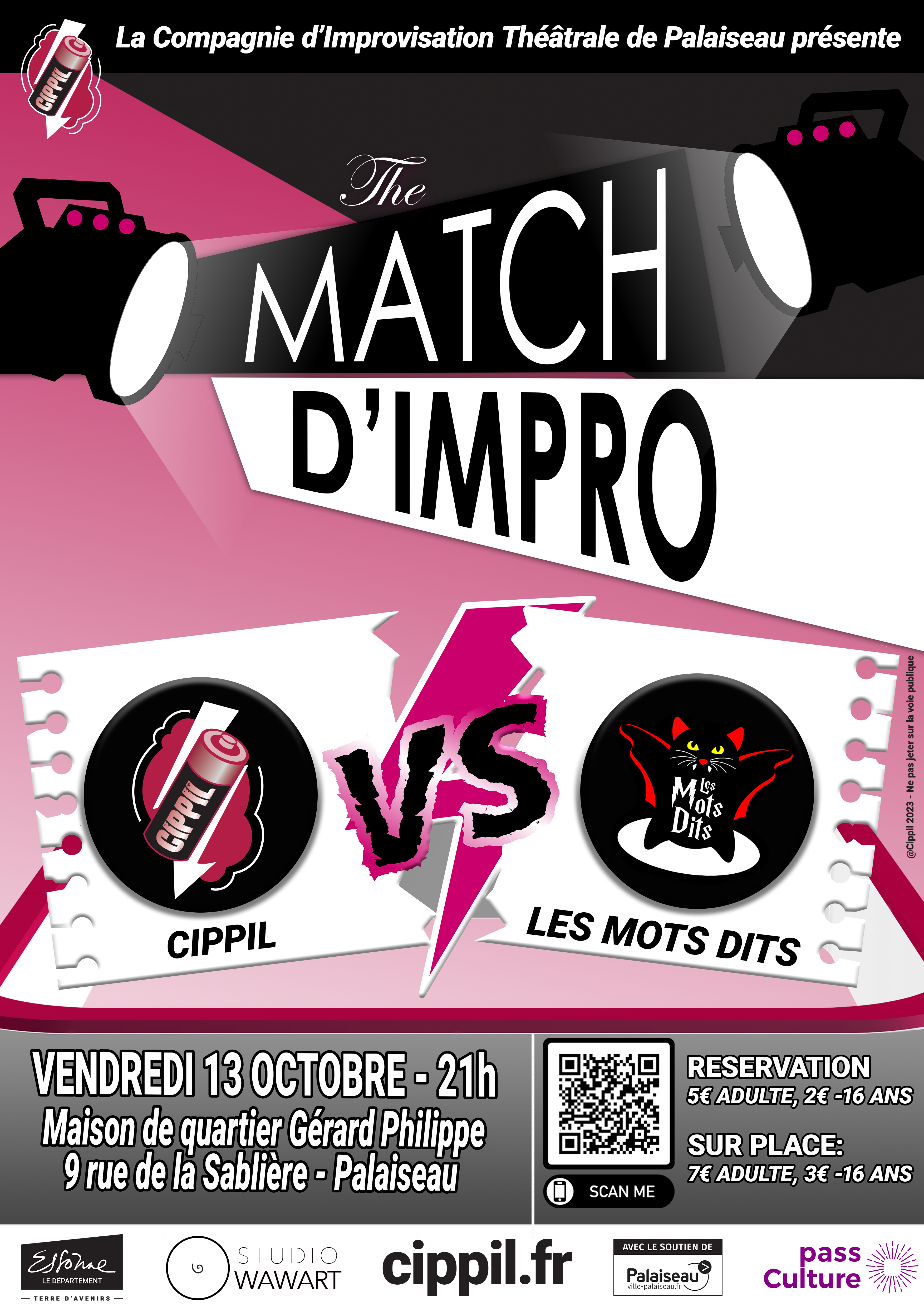 Cippil Vs Les Mots Dits (Bonnelles)