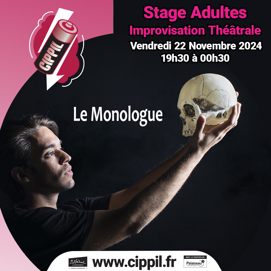 Stage Adultes – “Monologue” – Vendredi 22 Novembre 2024